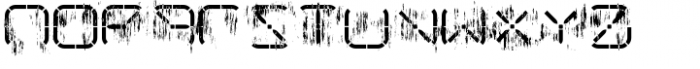 R-2014 Eroded Font LOWERCASE