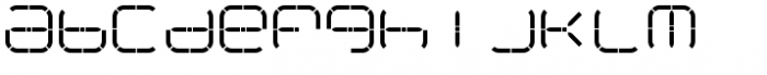 R-2014 Font LOWERCASE
