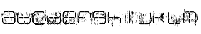 R-2014 Eroded Font LOWERCASE