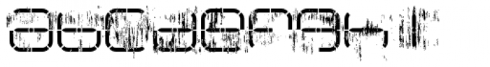 R-2014 Eroded Font LOWERCASE
