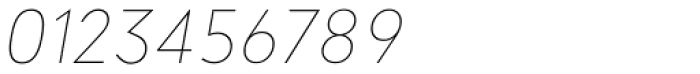 R-Flex Thin Italic Font OTHER CHARS
