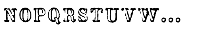 R H Horne Orion Headings Font LOWERCASE