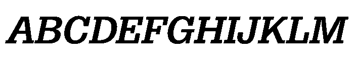 R41 Dattilo Bold Italic Font UPPERCASE
