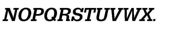 R41 Dattilo Bold Italic Font UPPERCASE