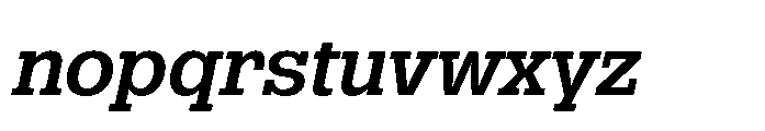 R41 Dattilo Bold Italic Font LOWERCASE