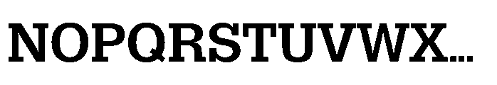 R41 Dattilo Bold Font UPPERCASE