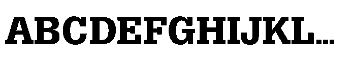 R41 Dattilo Extrabold Font UPPERCASE