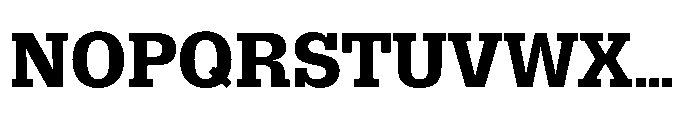 R41 Dattilo Extrabold Font UPPERCASE