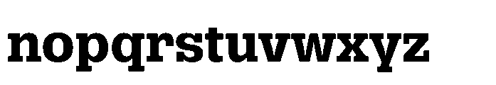 R41 Dattilo Extrabold Font LOWERCASE