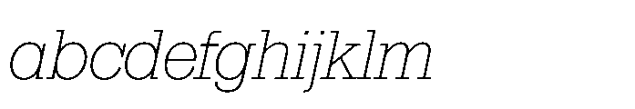 R41 Dattilo Extralight Italic FONT