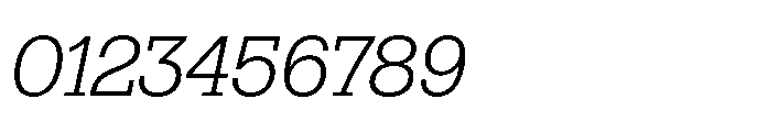 R41 Dattilo Light Italic Font OTHER CHARS
