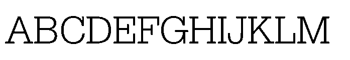 R41 Dattilo Light Font UPPERCASE