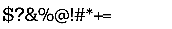 R41 Dattilo Medium Font OTHER CHARS