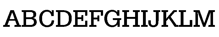 R41 Dattilo Medium Font UPPERCASE