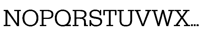 R41 Dattilo Regular Font UPPERCASE
