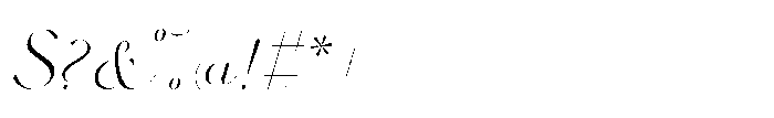 R41 Donatello Font OTHER CHARS