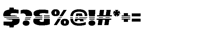 R41 Equator Font OTHER CHARS