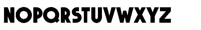 R41 Etoile Font LOWERCASE