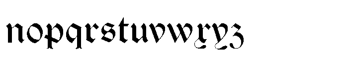 R41 Gotico Initials Font LOWERCASE