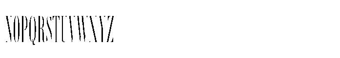 R41 Inglesi Allungati Font LOWERCASE