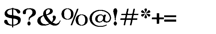 R41 Magister Extended Font OTHER CHARS