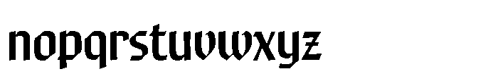 R41 Nova Gotica Font LOWERCASE