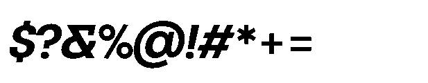 R41 Olympia Bold Italic Font OTHER CHARS