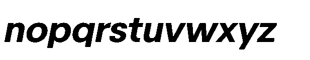 R41 Olympia Bold Italic Font LOWERCASE