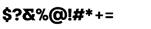 R41 Olympia Extra Bold Font OTHER CHARS