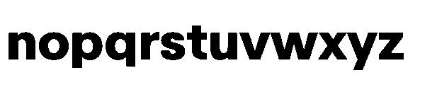 R41 Olympia Extra Bold Font LOWERCASE