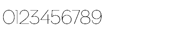 R41 Olympia Extra Light Font OTHER CHARS