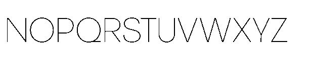 R41 Olympia Extra Light Font UPPERCASE