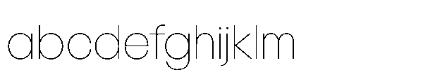 R41 Olympia Extra Light FONT