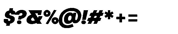 R41 Olympia Heavy Italic Font OTHER CHARS