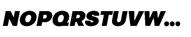R41 Olympia Heavy Italic Font UPPERCASE