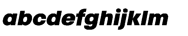 R41 Olympia Heavy Italic FONT