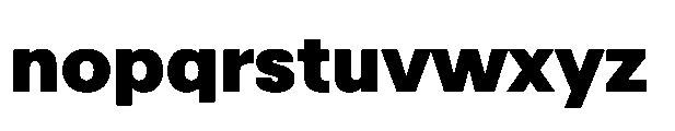 R41 Olympia Heavy Font LOWERCASE