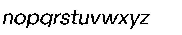 R41 Olympia Italic Font LOWERCASE