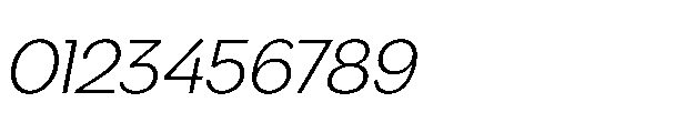 R41 Olympia Light Italic Font OTHER CHARS