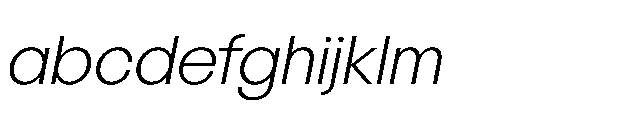 R41 Olympia Light Italic FONT