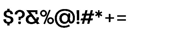 R41 Olympia Medium Font OTHER CHARS