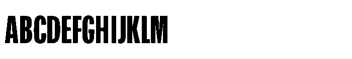 R41 Recta Comp Heavy Font UPPERCASE