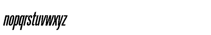 R41 Recta Comp Ital Font LOWERCASE