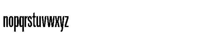R41 Recta Comp Regular Font LOWERCASE