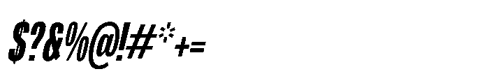R41 Recta Comp XBold Ital Font OTHER CHARS