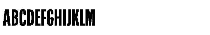 R41 Recta Comp XBold Font UPPERCASE