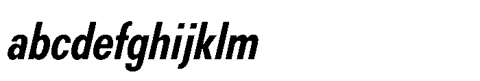 R41 Recta Condensed Bold Ital FONT