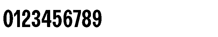 R41 Recta Condensed Bold Font OTHER CHARS