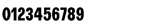 R41 Recta Condensed Heavy Font OTHER CHARS