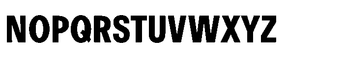 R41 Recta Condensed Heavy Font UPPERCASE